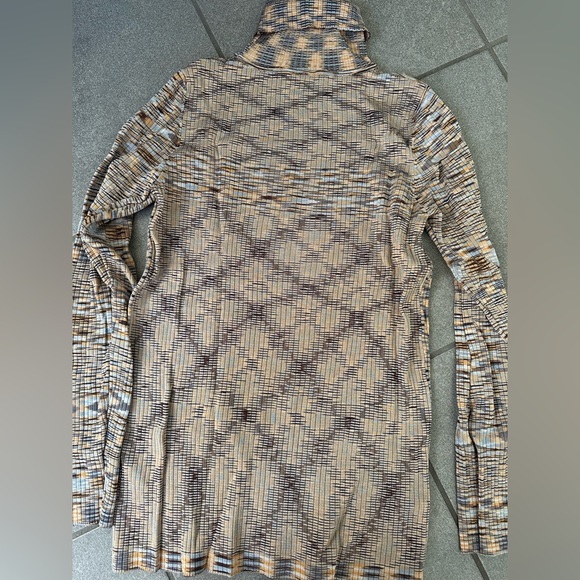 Sandro paris marled knit print turtle neck top 2 - Picture 6 of 6